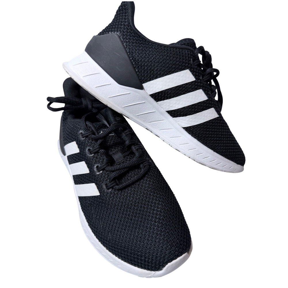 Adidas Questar Flow NXT Black White Mesh Running Shoes Kids 4.5 Women 6 FZ2957 - Picture 8 of 13